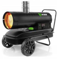 NAGRZEWNICA OLEJOWA Z ODPROWADZENIEM SPALIN KOMIN TERMOSTAT PIEC 30KW WUBER