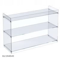 Витрина, книжный шкаф, Шкаф, витрина 20X60X40 из оргстекла минеральная витрина