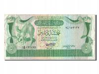 Banknot, Libia, 5 Dinars, EF(40-45)
