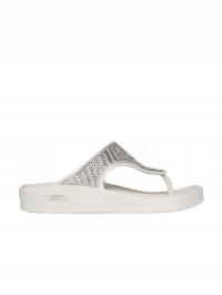 Japonki damskie Skechers Arch Fit Cali Breeze beżowe - 111599 NAT