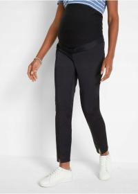 Bonprix spodnie ciążowe długa proste czarny