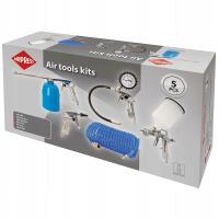 НАБОР ПНЕВМАТИЧЕСКИХ АКСЕССУАРОВ ДЛЯ ПОКРАСКИ И МАСЛА 6ШТ.