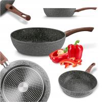 Глубокая сковорода индукционная высокая гранитная сковорода 28 см Venga Konighoffer