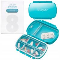 КОНТЕЙНЕР ОРГАНАЙЗЕР КОРОБКА ДЛЯ ЛЕКАРСТВ ПУТЕШЕСТВИЯ VITAMMY PILLA MULTI 8