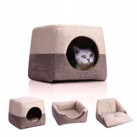 Кровать для кошек Удобная складная хлопковая кровать для кошек для домашних животных