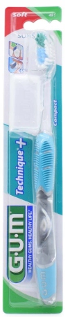 Sunstar GUM Technique + szczoteczka do zębów MIĘKKA 1 sztuka