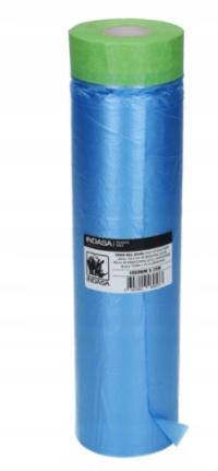 INDASA COVER ROLL Taśma maskująca z folią niebieska 1800mm x 25m