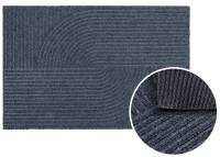 Дверной коврик для входной двери для внутреннего дома серый 60x90 см