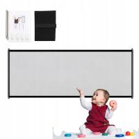 Siatka Ochronna dla Dziecka lub Psa na Balkon Schody Balustrade CZARNA