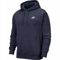 Nike Bluza z Kapturem Club Fleece Granatowa BV2654-410 r. S