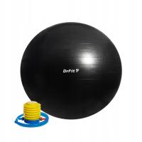 DrFit piłka duża do ćwiczeń fitness rehabilitacji z pompką duża ø 85cm czar