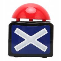 BUZZER Czerwony przycisk do gier i zabaw zespołowych prezent