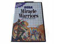 MIRACLE WARRIORS SEGA MASTER SYSTEM ENG SEGA