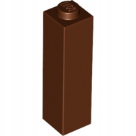 LEGO cegła słupek 1x1x3 brązowy 1 szt. 14716 NOWY