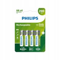 Akumulatorek PHILIPS 2100mAh AA R6 blister 4szt