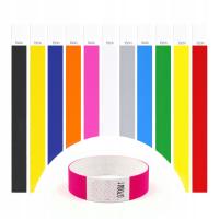 OPASKI PAPIEROWE IDENTYFIKACYJNE NA EVENT RĘKĘ KONCERTOWE 100 SZTUK