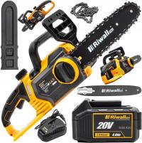 Piła łańcuchowa Riwall RACS 2520i set akumulatorowa bateria ładowarka
