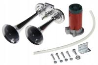 Klakson sygnał fanfara dwutonowa 12V kompresor