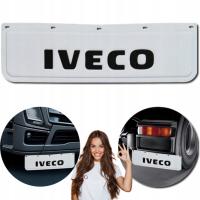 Брызговик фартук Iveco тиснением МДП белый-черный