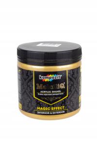 METALLIQ COMPOZIT АКРИЛОВАЯ КРАСКА СВЕТЛОЕ ЗОЛОТО 500Г
