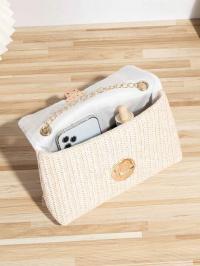 Shein BEŻOWA TOREBKA KOPERTÓWKA ZT1 hsp 23X16