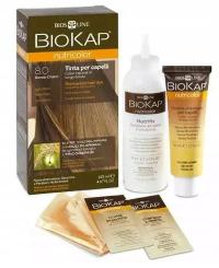 BIOKAP NUTRICOLOR Farba 8.0 Jasny blond 140 ml