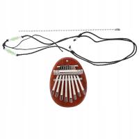 KALIMBA 8 KLAWISZY MAŁY INSTRUMENT MUZYCZNY Z DREWNA