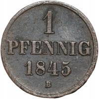 Hanower 1 pfennig 1845