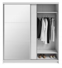 Шкаф двухдверный раздвижной Денвер 200 см бар зеркало полки гардеробная