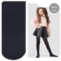 Yoclub детские колготки черный полиамид