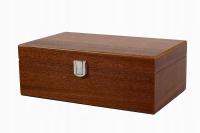 Ящик для фигур из красного дерева-размер 24x15x8, 5 см