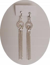 Клипсы серебряная свадьба карнавал чудо новинка c56