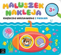 Maluszek nakleja Książeczka wyszukiwanka z pieskiem 3+ z dużymi naklejkami