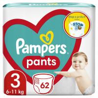 Pampers Pants 3 62 шт. 6-11 кг подгузники