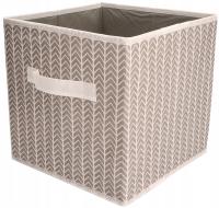 Organizer tekstylny pudełko 25x25x25cm do szafy garderoby dostępne warianty