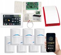 СИСТЕМА СИГНАЛИЗАЦИИ SATEL INTEGRA GSM ДАТЧИК ДВИЖЕНИЯ BOSCH СИГНАЛИЗАЦИЯ СИРЕНА ПОЛЬСКИЙ