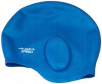 СИЛИКОНОВАЯ ШАПОЧКА ДЛЯ ПЛАВАНИЯ EAR CAP ON EAR AQUA