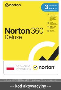 Антивирус NORTON 360 Deluxe 3 PC / 1 год с Secure VPN (карта не требуется)