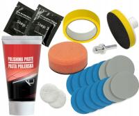 Zestaw do polerowania lamp samochodowych z pastą i powłoką UV