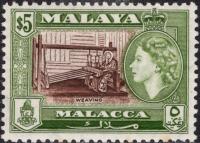 Malaya/Malacca QEII 5 $ czysty *