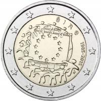 Irlandia 2015 - 2 euro okolicznościowa - 30-lecie flagi UE - bankowy/ unc