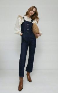 WAREHOUSE OGRODNICZKI DAMSKIE JEANSOWE 36 PGB