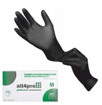 Rękawiczki RĘKAWICE NITRYLOWE DIAGNOSTYCZNE BEZPUDROWE czarny