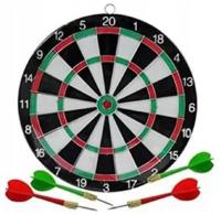 TARCZA DWUSTRONNA DART GRA RZUTKI LOTKI DARTS 2w1