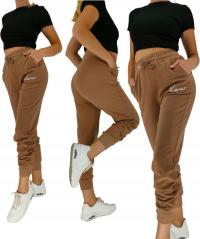 Spodnie dresowe damskie z kieszeniami bardzo wygodne wysoki stan M.SARA