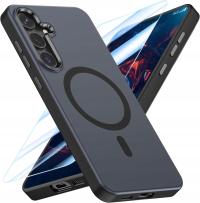 ETUI MATTE MAGSAFE CASE do Samsung Galaxy S24 / S25 5G + SZKŁO PREMIUM+