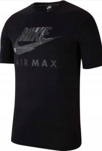 Nike черная мужская спортивная футболка r. S