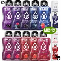 12X BOLERO DRINK drink Powder 3G BERRY MIX набор вкусов черники