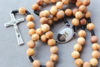 ЧЕТКИ ИЗ ОЛИВКОВОГО ДЕРЕВА НЕПОРОЧНЫЕ / СВЯТОЙ МАКСИМИЛИАН КОЛЬБЕ