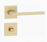 Klamka klamki Proana złota złoty złote mat matowa matowe rozety WC